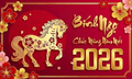 Những mẫu thiệp chúc Tết Bính Ngọ 2026 đẹp nhất