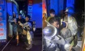 Cháy nhà lúc rạng sáng ở Hà Nội, giải cứu an toàn 2 người mắc kẹt