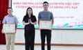 Khen thưởng 2 người cứu bé trai 10 tuổi đuối nước dưới ao