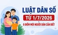 Luật Dân số: 6 điểm mới người dân cần biết