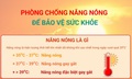 Phòng chống nắng nóng để bảo vệ sức khỏe