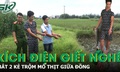 Bắt giữ 2 kẻ kích điện giết nghé, mổ thịt ngay giữa đồng để phi tang