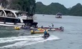 Công an Hải Phòng thông tin vụ va chạm thuyền máy và tàu du lịch trên Vịnh Lan Hạ khiến một nữ du khách tử vong