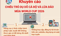 Cảnh giác với chiêu trò dụ dỗ cá độ và lừa đảo mùa World Cup 2026