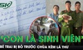Bé trai 3 ngày tuổi nằm trước cổng chùa kèm bức thư của người mẹ ‘Con là sinh viên không nuôi được cháu’