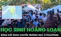 Hàng trăm học sinh hoảng loạn trong trận động đất làm rung chuyển trường học ở Philippines