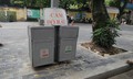 Phường Láng nói gì về thùng rác công nghệ bị ‘bỏ quên’ giữa phố?