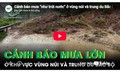 Cảnh báo mưa 'như trút nước' ở vùng núi và trung du Bắc Bộ, nguy cơ ngập úng và sạt lở đất tăng cao