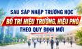 Sau sáp nhập trường học, bố trí hiệu trưởng, hiệu phó theo quy định mới
