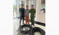 Hà Nội: Giả danh nhân viên điện lực cắt trộm hơn 100m dây cáp đồng