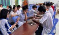Hàng nghìn học sinh ở Khánh Hòa được khám miễn phí bệnh tan máu bẩm sinh