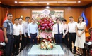 Thứ trưởng Bộ Y tế Trần Văn Thuấn thăm, ch&#250;c mừng c&#225;c cơ quan b&#225;o ch&#237; tại H&#224; Nội