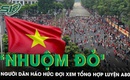 Người d&#226;n n&#244; nức đổ về Ba Đ&#236;nh, ‘nhuộm đỏ’ đường phố chờ xem diễu binh, diễu h&#224;nh