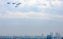 [TRỰC TIẾP] Đội bay SU-30MK2 diễn tập tr&#234;n bầu trời Quảng trường Ba Đ&#236;nh