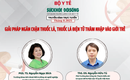 Truyền h&#236;nh trực tuyến: Giải ph&#225;p ngăn chặn thuốc l&#225;, thuốc l&#225; điện tử th&#226;m nhập v&#224;o giới trẻ