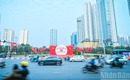 Thủ đô Hà Nội rực rỡ đón chào Đại hội XIV của Đảng