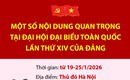 Một số nội dung quan trọng tại Đại hội đại biểu toàn quốc lần thứ XIV của Đảng