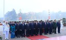 Lãnh đạo Đảng, Nhà nước, đại biểu dự Đại hội XIV vào Lăng viếng Chủ tịch Hồ Chí Minh