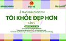 Cơ cấu giải thưởng hấp dẫn tại đêm chung kết Cuộc thi Tôi khoẻ đẹp hơn