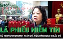 Cử tri phường Thanh Xuân, Hà Nội hân hoan đi bầu cử