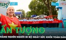 Ấn tượng hàng nghìn người đi bộ diễu hành hưởng ứng Ngày Sức khỏe toàn dân