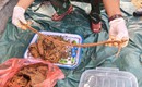 Nhiều di vật được tìm thấy tại mộ tập thể ở xã Thu Bồn