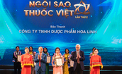 Thuốc ho bổ phế Bảo Thanh được Bộ Y tế tặng giải thưởng &quot;Ng&#244;i sao thuốc Việt&quot; lần thứ 2
