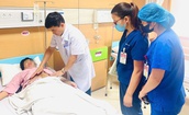 Mổ th&#224;nh c&#244;ng ca rau tiền đạo, rau c&#224;i răng lược kh&#243; cho sản phụ mang thai lần 4