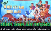 Những hình ảnh ấn tượng tại Lễ mít tinh Phát động Ngày sức khỏe toàn dân 7/4
