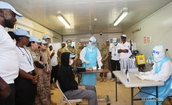 Bệnh viện Dã chiến 2.7 Việt Nam diễn tập ứng phó nguy cơ dịch Ebola tại  Nam Sudan 
