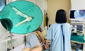Xương ghẹ chắn ngang thực quản cụ ông 81 tuổi