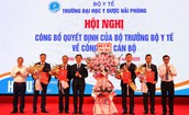 Bộ Y tế bổ nhiệm, bổ nhiệm lại cán bộ chủ chốt Trường Đại học Y Dược Hải Phòng 