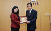 Bộ trưởng Bộ Y tế Đ&#224;o Hồng Lan tiếp cựu Đại sứ hữu nghị Việt Nam – Nhật Bản 