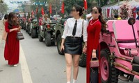 Tạm giữ 6 xe Jeep tham gia đo&#224;n rước d&#226;u ở Th&#225;i Nguy&#234;n