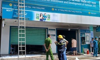 Ch&#225;y ph&#242;ng giao dịch một ng&#226;n h&#224;ng ở Kh&#225;nh H&#242;a