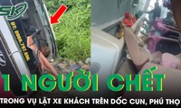 Lật xe kh&#225;ch tr&#234;n dốc Cun ‘tử thần’ ở Ph&#250; Thọ khiến 1 người chết, 1 người bị thương