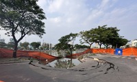 TP Hồ Chí Minh chỉ đạo khắc phục sự cố sụt lún bờ kè kênh Tàu Hủ trước Tết