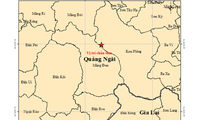 Động đất 3.5 độ ở Quảng Ngãi