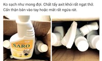 Vì sao tẩy đa năng SARO khiến người dùng gặp khó chịu ở đường thở?