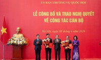 Trao Nghị quyết chuyển sinh hoạt Đoàn ĐBQH đối với ông Nguyễn Duy Ngọc, ông Trần Đức Thắng