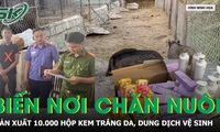 Biến trang trại chăn nuôi thành nơi sản xuất 10.000 hộp mỹ phẩm, dung dịch vệ sinh
