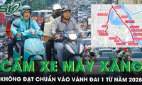 Hà Nội sẽ cấm xe máy xăng không đạt chuẩn vào Vành đai 1 từ năm 2028, hỗ trợ 20 triệu đồng cho hộ nghèo chuyển đổi phương tiện giao thông xanh