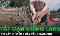 Hai vợ chồng tát cạn giếng làng để tìm dây chuyền gần 1 cây vàng đánh rơi