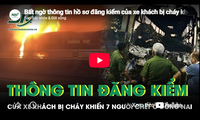 Bất ngờ thông tin hồ sơ đăng kiểm của xe khách bị cháy khiến 7 người chết ở Đồng Nai