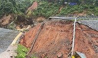 Các đoạn quốc lộ tại Lai Châu mất an toàn do mưa lũ, tài xế cần đặc biệt lưu ý