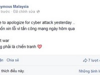 Nhóm hacker Malaysia xin lỗi vì tấn công các website Việt Nam