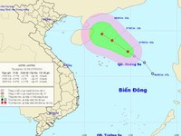 Áp thấp nhiệt đới trên Biển Đông có khả năng mạnh lên