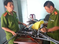 Súng tự chế bắn hơi cồn - Hiểm họa khôn lường
