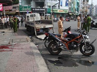 Xe môtô phân khối lớn gây tai nạn, lái xe người nước ngoài tử vong