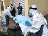 Diễn tập tiếp cận, điều trị bệnh nhân nghi nhiễm virut Ebola